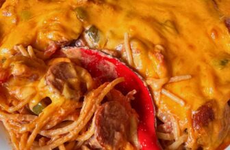 CAJUN BAKED SPAGHETTI – The Southern Lady Cooks