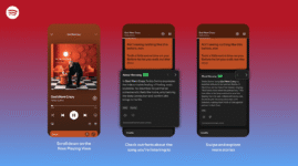 Spotify now lets you swipe on songs to learn more about them