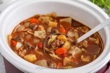 Slow Cooker Beef and Cabbage Stew