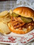 SLOW COOKER CHICKEN BARBECUE – The Southern Lady Cooks