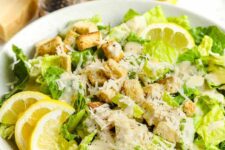 Caesar Salad (Classic Homemade Dressing)