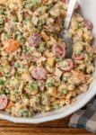 Chicken Bacon Ranch Pasta Salad