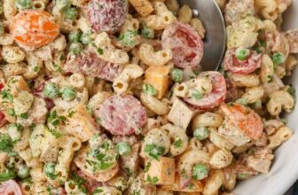 Chicken Bacon Ranch Pasta Salad