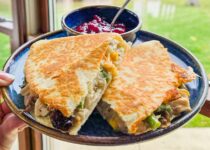 Thanksgiving Quesadilla – Barefeet in the Kitchen